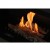 Planika Senso Built-in bioethanol fireplace in black, featuring automatic operation and remote control.