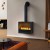 Sogno 500 Wall-mounted Water Vapour Fireplace by Magic Fire by Safretti in sleek black, featuring realistic flame effect and rem