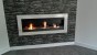 ScandiFlames Large Wall Mounted Biofireplace in White - A stylish, wall-mounted bioethanol fireplace with a 4.5-litre capacity a