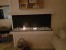 Three-sided 120 cm Wall Bio Fireplace White by ScandiFlames – a sleek, wall-mounted bioethanol fireplace with a modern three-sid