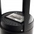 ScandiFlames Columbus Bioethanol Stove with 360-degree view in black, featuring a modern design and efficient heating.
