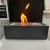 ScandiFlames Bioethanol Fireplace Insert - 30.5 cm in black, designed for existing fireplaces with a clean-burning flame.