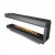 Forma 2300 Room Divider bioethanol fireplace – sleek black built-in design with app and remote control functionality.
