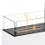 Topeka White Bioethanol Fireplace by ScandiFlames, crafted from powder-coated steel with a sleek white finish and three-sided op