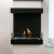 ScandiFlames 3-Sided Chimney Build-in Bio Fireplace with a sleek design and three-sided flame view.
