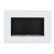 Murus 800 Glossy White wall-mounted bioethanol fireplace by ScandiFlames, featuring a sleek design and manual control.