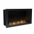 Icon Fires Firebox Sfb1100 - Black, a sleek built-in bioethanol fireplace with manual control and 8-hour burn time.