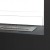 Tall Black Room Divider Bio Fireplace by ScandiFlames, a sleek and stylish freestanding bioethanol fireplace with a black finish