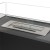 Tall Black Room Divider Bio Fireplace by ScandiFlames, a sleek and stylish freestanding bioethanol fireplace with a black finish
