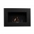 Murus 800 Black wall-mounted bioethanol fireplace by ScandiFlames, featuring a sleek black design and a 3-litre fuel capacity.