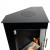 Alaska Corner Bioethanol Stove Fireplace by ScandiFlames – a sleek black bioethanol stove designed for corner placement.