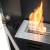 Alaska Corner Bioethanol Stove Fireplace by ScandiFlames – a sleek black bioethanol stove designed for corner placement.