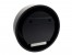 ScandiFlames Round Black Bioethanol Fireplace – Wall-mounted, manual control, 1.5L capacity, 6-hour burn time, black finish.