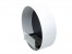 ScandiFlames Delaware White Round Wall Mounted Biofireplace – modern, eco-friendly heating solution with a sleek design.
