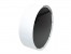 ScandiFlames Delaware White Round Wall Mounted Biofireplace – modern, eco-friendly heating solution with a sleek design.