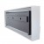 ScandiFlames Large Wall Mounted Biofireplace in White - A stylish, wall-mounted bioethanol fireplace with a 4.5-litre capacity a