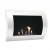 Ocean White Bio Wall Fireplace by ScandiFlames – A stylish, wall-mounted bioethanol fireplace with a sleek white finish and 3-ho