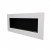 Murus 1200 Glossy White by ScandiFlames - A stylish wall-mounted bioethanol fireplace with a sleek design and clean-burning flam