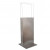 ScandiFlames Tall Freestanding Bio Fireplace – a sleek stainless steel floor-standing bioethanol fireplace with a 3-hour burn ti