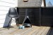 Salem Steel Bio Fire by ScandiFlames – a black bioethanol stove with a wood burner design, offering a cosy ambience and efficien