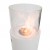 ScandiFlames Freestanding Bioethanol Fireplace in White - a stylish, modern heating solution with manual control and up to 3 hou