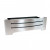 ScandiFlames Bio Ethanol Fire Basket with Curved Steel Front - a stylish stainless steel insert for existing fireplaces.