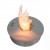 ScandiFlames Large Round Outdoor Bioethanol Burner, a high-quality steel manual bioethanol burner with 9L capacity and 10-hour b