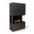 Planika Stone Daze/Laurent bioethanol fireplace, a stylish and modern floor-standing heating solution with automatic control.
