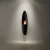 Safretti Prometheus PB - Black wall-mounted bioethanol fireplace with a sleek design and long-lasting burn time.