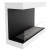 Dakota White 3-sided 80 cm Wall Biofireplace by ScandiFlames – a sleek, wall-mounted bioethanol fireplace with a modern white fi