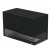 Foco Corner Right 800 by FOCO Fires - a two-sided built-in bioethanol fireplace with a sleek black finish, offering a luxurious