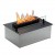 Senso Automatic Burner by Planika Fires - A sleek, remote-controlled bioethanol burner with a 38 cm length and 4.5-hour burn tim