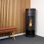 Washington Bioethanol Wood-burning Stove by ScandiFlames in black, featuring a modern design and eco-friendly heating.