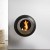 Cocoon Vellum Matte Black wall-mounted bioethanol fireplace with sleek modern design and 3 kW heat output.