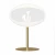 Polished Brass Cocoon Pedestal Base by Cocoon Fires, a stylish and sturdy accessory for bioethanol fireplaces.