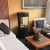 ScandiFlames Columbus Bioethanol Stove with 360-degree view in black, featuring a modern design and efficient heating.