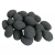 ScandiFlames Ceramics Pebbles Black - 24 Pieces - Heat-resistant decorative stones for bioethanol fireplaces.