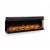 Dimplex Ignite Ultra 74 built-in electric fireplace with multi-sided installation options and app control.