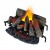 Silverton Opti-myst Insert by Dimplex – a free-standing vapour fireplace insert with realistic flame effect and remote control o