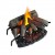 Silverton Opti-myst Insert by Dimplex – a free-standing vapour fireplace insert with realistic flame effect and remote control o