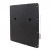 ScandiFlames Elegant Black Wall-mounted Fireplace - Modern wall-mounted bioethanol fireplace with a sleek black finish and 6-hou