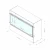 Faber e-BoX 1000-450 ST - A premium built-in see-through water vapour fireplace with Opti-myst technology, remote control, and a