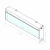 Faber e-SliM Linear 2200-450 I water vapour fireplace with a sleek black finish and realistic flame effect.