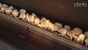 Tray of White Ceramic Stones by Planika, a premium decorative accessory for bioethanol fireplaces.