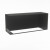 Foco Myst Corner Left 1200 – a two-sided built-in Opti-myst vapour fireplace with realistic flame effects and remote control ope