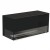 Foco Corner Left 1000 by FOCO Fires – a sleek two-sided built-in bioethanol fireplace with a black finish, offering a modern and