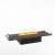 Foco Myst Free 1000 by FOCO Fires – a sleek black built-in vapour fireplace with remote control and realistic flame effect.
