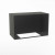 Foco Myst One 800 built-in one-sided vapour fireplace with Opti-myst technology and remote control.