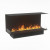 Foco Myst Three 1200 by FOCO Fires – A stylish 3-sided built-in vapour fireplace with Opti-myst technology, offering a realistic