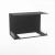 Foco Myst Three 800 by FOCO Fires – a sleek, black 3-sided built-in vapour fireplace with remote control, offering stunning flam